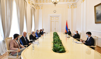 President Armen Sarkissian met with the rectors and responsible officials of some universities