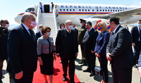 Le Président Armen Sarkissian est arrivé en Géorgie pour sa visite officielle