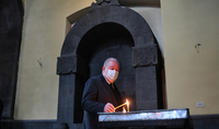 Le Président Armen Sarkissian a visité l'église de Saint Grégoire l'Illuminateur, Primat du diocèse de Syunik