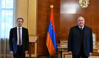 President Armen Sarkissian received FIDE President Arkady Dvorkovich