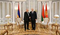 Cette grande victoire restera à jamais dans l'histoire héroïque de nos pays. Le Président de la Biélorussie Alexandre Loukachenko a félicité le Président Armen Sarkissian