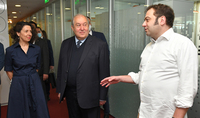 Президент Армен Саркисян посетил головной офис компании Яндекс