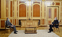 On the initiative of President Armen Sarkissian, the President and the Acting Prime Minister Nikol Pashinyan had a meeting