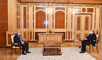 President Armen Sarkissian received the Ambassador of Russia to Armenia Sergey Kopyrkin