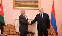 Le Président Armen Sarkissian a félicité le Roi de Jordanie à l'occasion du Jour de l'Indépendance