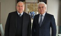 It is necessary to work on elaborating explicit programs. President Armen Sarkissian met with the Minister of Industry and Infrastructures of Kazakhstan