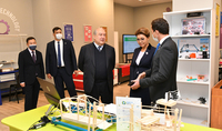 Le président Armen Sarkissian a visité la fondation éducative Noursoultan Nazarbaïev