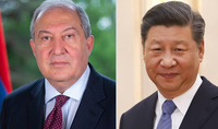 Уверен, что армяно-китайское взаимовыгодное сотрудничество продолжит укрепляться и углубляться – Президент Армен Саркисян направил поздравительное послание Председателю Китая Си Цзиньпину