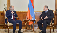 President Armen Sarkissian congratulated Nikol Pashinyan