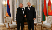 Համոզված եմ, որ կկարողանանք լիարժեքորեն իրացնել հայ-բելառուսական հարաբերությունների ներուժը. Ծննդյան օրվա առթիվ նախագահ Արմեն Սարգսյանին շնորհավորել է Բելառուսի նախագահ Ալեքսանդր Լուկաշենկոն