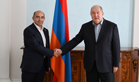 President Armen Sarkissian met with Edmon Marukyan, the leader of the "Bright Armenia" party