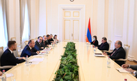 Le Président Armen Sarkissian a reçu les ministres des Affaires étrangères d'Autriche, de Lituanie et de Roumanie, en visite régionale en Arménie.