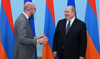 Президент Саркисян принял Председателя Европейского совета Шарля Мишеля