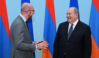 Le Président Sarkissian a reçu le Président du Conseil européen Charles Michel