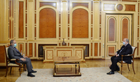 Президент Армен Саркисян провёл телефонный разговор с Премьер-министром Николом Пашиняном