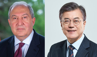 President Armen Sarkissian congratulated the President of the Republic of Korea on the country's national holiday