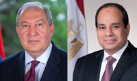 L'Arménie cherche à développer une coopération multiforme avec l'Égypte. Le président Sarkissian a envoyé un message de félicitations à Abdel Fattah Al Sisi