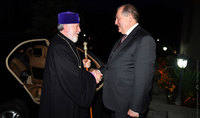 Նախագահ Արմեն Սարգսյանը շնորհավորել է Ամենայն Հայոց Կաթողիկոսին՝ ծննդյան 70-ամյակի առթիվ