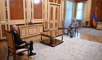 Президент Армен Саркисян принял посла Германии в связи с завершением его дипломатической миссии в Армении