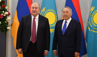 Նախագահ Սարգսյանին շնորհավորական ուղերձ է հղել Ղազախստանի առաջին նախագահ​ Նուրսուլթան​ Նազարբաևը