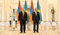 Համատեղ ուժերով կարող ենք նոր լիցք հաղորդել հայ-ղազախական համագործակցությանը. նախագահ Արմեն Սարգսյանին շնորհավորել է Ղազախստանի նախագահ Կասիմ-Ժոմարտ Տոկաևը