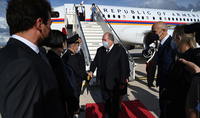 Le président Armen Sarkissian arrive à Rome en visite d'État à l'invitation du président de la République italienne Sergio Mattarella