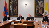 President Armen Sarkissian met with the Chairman of the Pontifical Council for Culture of the Holy See. A Memorandum of Understanding on cooperation in the field of culture was signed between the Holy See and Armenia