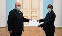 Armenia and Rwanda can turn their advantages into success. The newly appointed Ambassador of Rwanda to Armenia presented his credentials to President Sarkissian