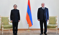 Президент Армен Саркисян встретился с послом Китая в Армении Фан Юном