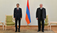 President Armen Sarkissian received the Ambassador of Kazakhstan to Armenia Bolat Imanbayev