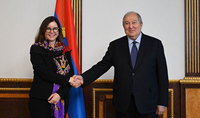 President Armen Sarkissian drew the attention of the UNICEF Representative in Armenia to the problems of children in border areas