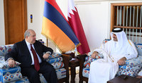 L'Arménie et le Qatar ont un grand potentiel de coopération. Le Président Armen Sarkissian a envoyé un message de félicitations à l'Émir du Qatar, Sheikh Tamim ben Hamad Al Thani