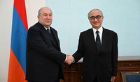 Le Président Armen Sarkissian a reçu l'Ambassadeur du Japon en Arménie Fukushima Masanori