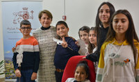 "Every child is important." Mrs. Nouneh Sarkissian visited Lousé Social Rehabilitation Centre