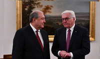 President of Germany Frank-Walter Steinmeier congratulated President Armen Sarkissyan on New Year and Christmas