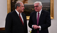 Le président allemand Frank-Walter Steinmeier a félicité le président Armen Sarkissian à l'occasion du Nouvel An et de Noël