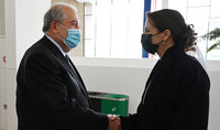 Նախագահ Արմեն Սարգսյանը հանդիպել է ԱՄԷ շրջակա միջավայրի և կլիմայական​ փոփոխությունների նախարար Մարիամ Ալ-Մուհեյրիի հետ