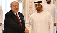 President Armen Sarkissian and Mohamed bin Zayed Al Nahyan discussed issues related to the promotion of bilateral cooperation