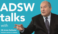 Sustainability implies predictability, stability, growth, designing the future. The ADSW Talks published a conversation with President Armen Sarkissian