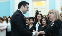 Alen Simonyan received a group of educators within the framework of the Women's Holiday Month