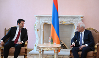 President Vahagn Khachaturyan hosted at the President’s Residence