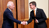Le Président Vahagn Khatchatourian a reçu l'Ambassadeur du Royaume des Pays-Bas en Arménie Nicholas Schmermers