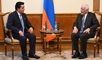 Президент Ваагн Хачатурян принял временного поверенного в дела Ирака в Армении