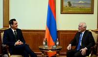 President Vahagn Khachaturyan received the Ambassador of Argentina to Armenia Mariano Vergara