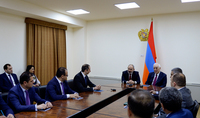 Президент Ваагн Хачатурян посетил Министерство высокотехнологической промышленности