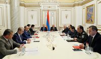 Президент Ваагн Хачатурян принял участие во внеочередном заседании Совета безопасности