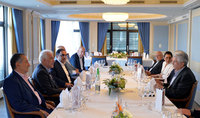 Le président Vahagn Khatchatourian a rencontré des représentants de la communauté arménienne en Suisse