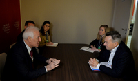 Президент Ваагн Хачатурян встретился с Президентом Международного комитета Красного креста Петером Маурером