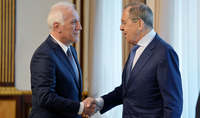 Le Président Vahagn Khatchatourian a reçu le Ministre des Affaires étrangères de la Russie Sergey Lavrov