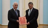 Президент Ваагн Хачатурян принял верительные грамоты новоназначенного посла Туниса